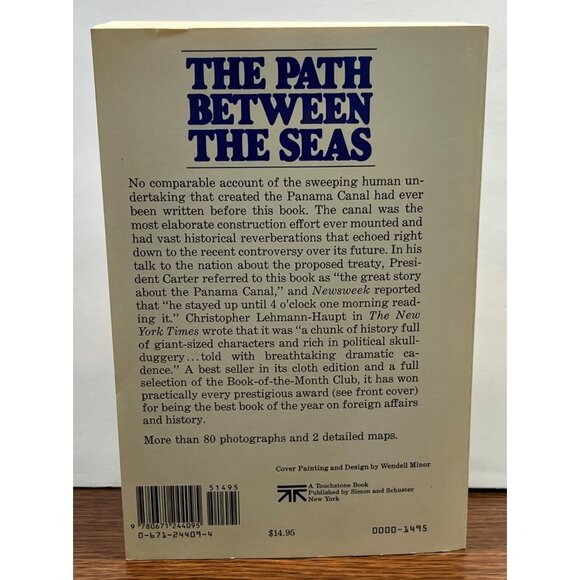 The Path Between the Seas David McCullough Creation of the Panama Canal PB 1977 - Picture 4 of 10